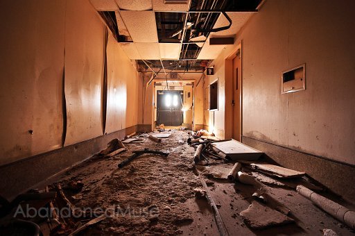 Ft Laud Hosp 7-1.jpg - Hallway to one of the entrances.
